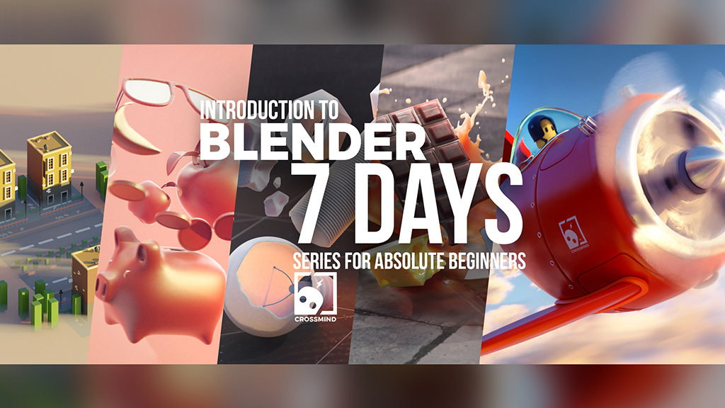 Blender 3D tutorial - 3D Crossmind free course - Part of a series of Blender tutorials