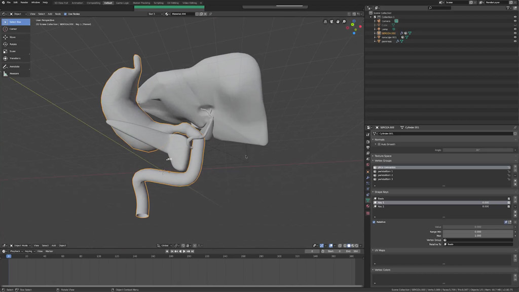 Biomedical Visualisation with Blender 3D