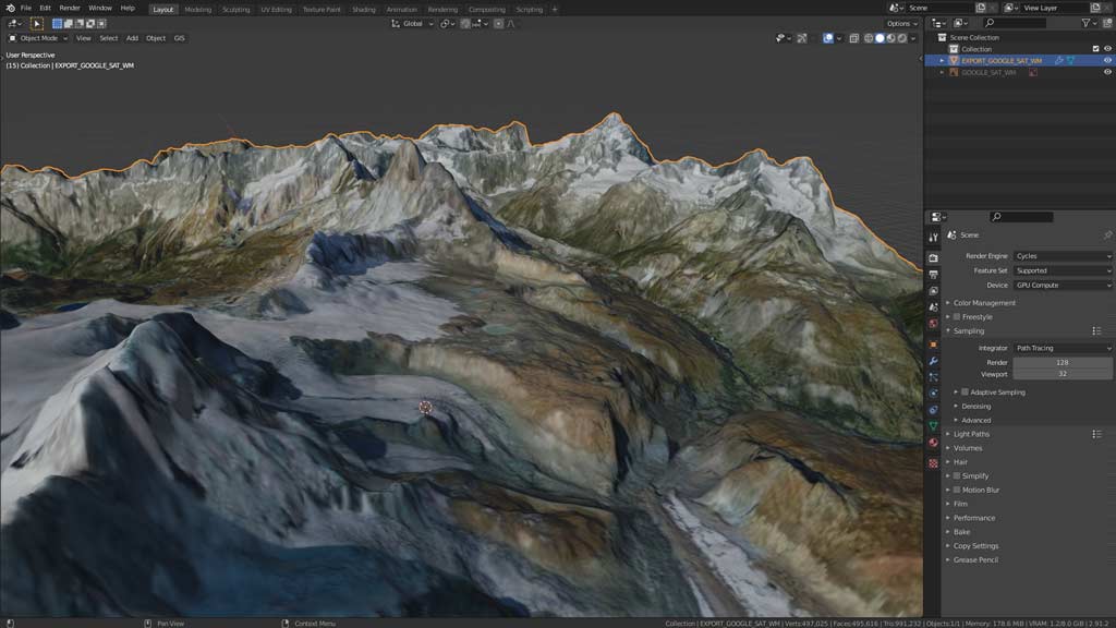 Blender.Daily - Blender-GIS - Add-On