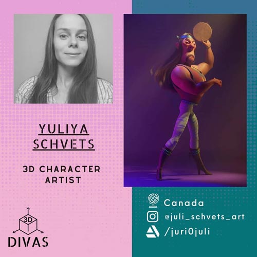 Yuliya Schvets - Blender 3D - Women in 3D Art