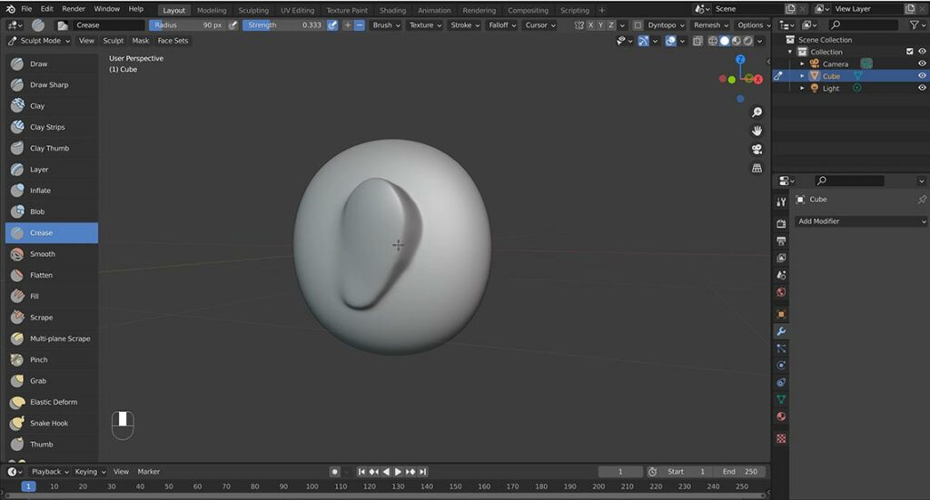 How To Sculpt An Ear In Blender - Aram Torkan