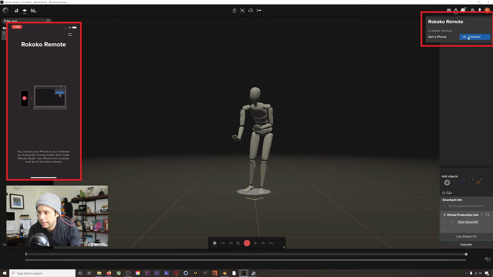 How to do Motion Capture in Blender with Rokoko's tools 3D Blendered