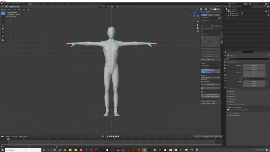 Real-time motion capture in Blender with Rokoko's native integration