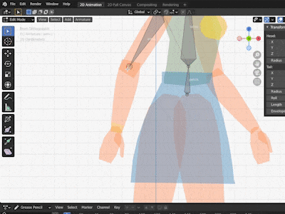 Will Anderson Rigging 2D Character in Blender