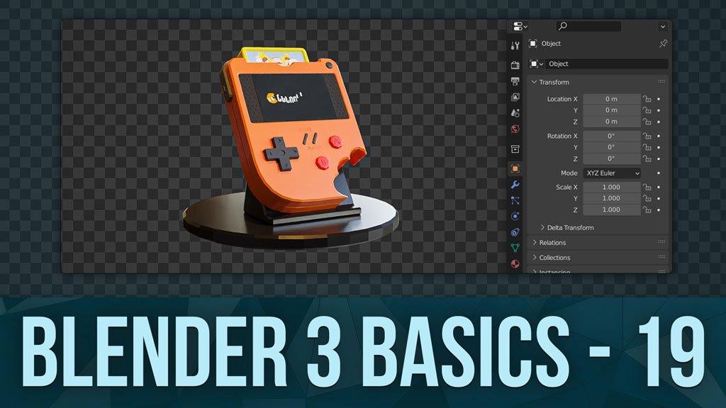 Blender 3.x Basic Course - Learning Blender step by step
