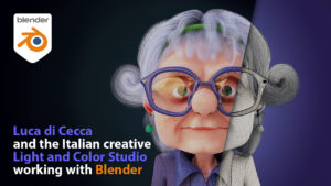 Luca di Cecca  and the Italian creative agency Light and Color Studio working with Blender