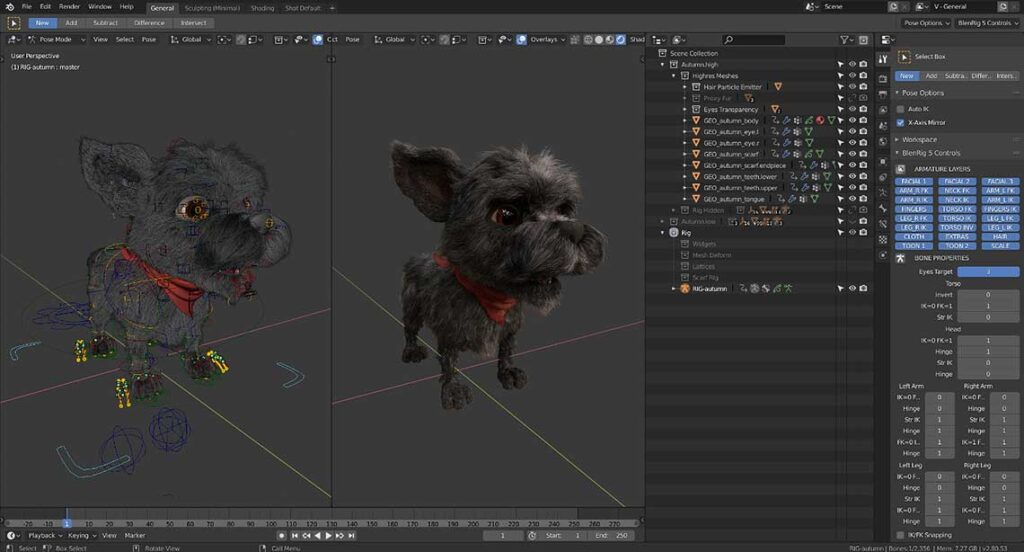 Spring animated short film created in 2019 with Open source software Blender
