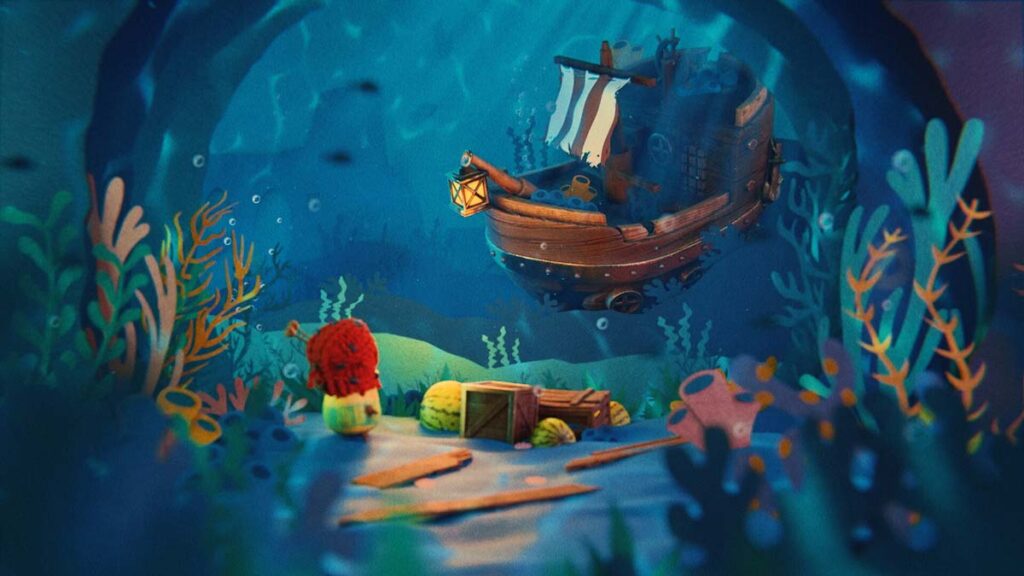 WATERMELON GIRL movie - Unders the sea scene