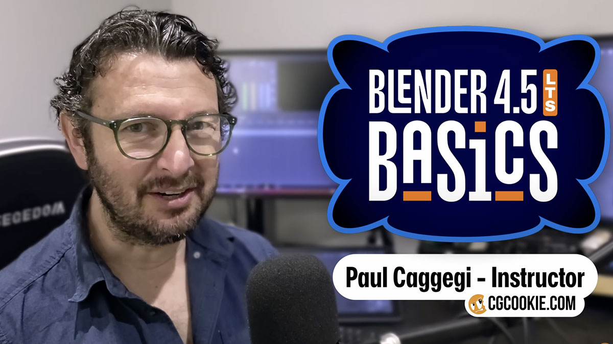 Course review Blender Basics Blender 4.5 LTS by Paul Caggegi