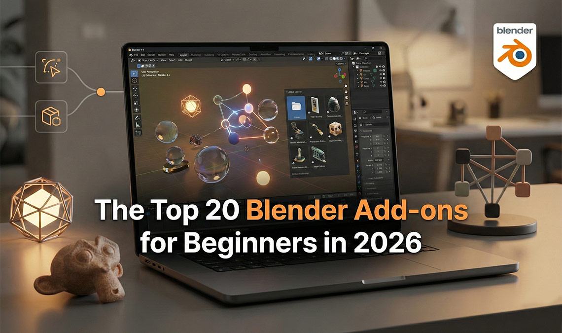 Top 20 Blender Addons for Beginners in 2026